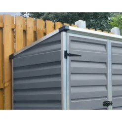 Palram - Canopia Voyager Pent Shed - Dark Grey -Garden Care Specialty Shop 12806862 2064833195903339