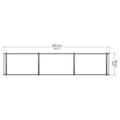 Palram - Canopia Canopy Neo 4050 Grey Twinwall -Garden Care Specialty Shop 12807430 1344832959656396