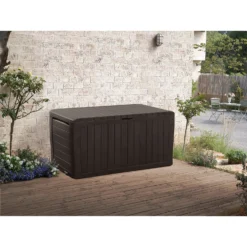 Keter Marvel Plus Outdoor Garden Storage Box 270L - Brown -Garden Care Specialty Shop 12808515 1794900060806534