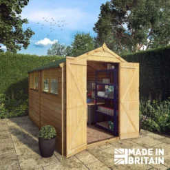 Mercia 10 X 6ft Overlap Double Door Apex Shed -Garden Care Specialty Shop 12809172 5715051416973163
