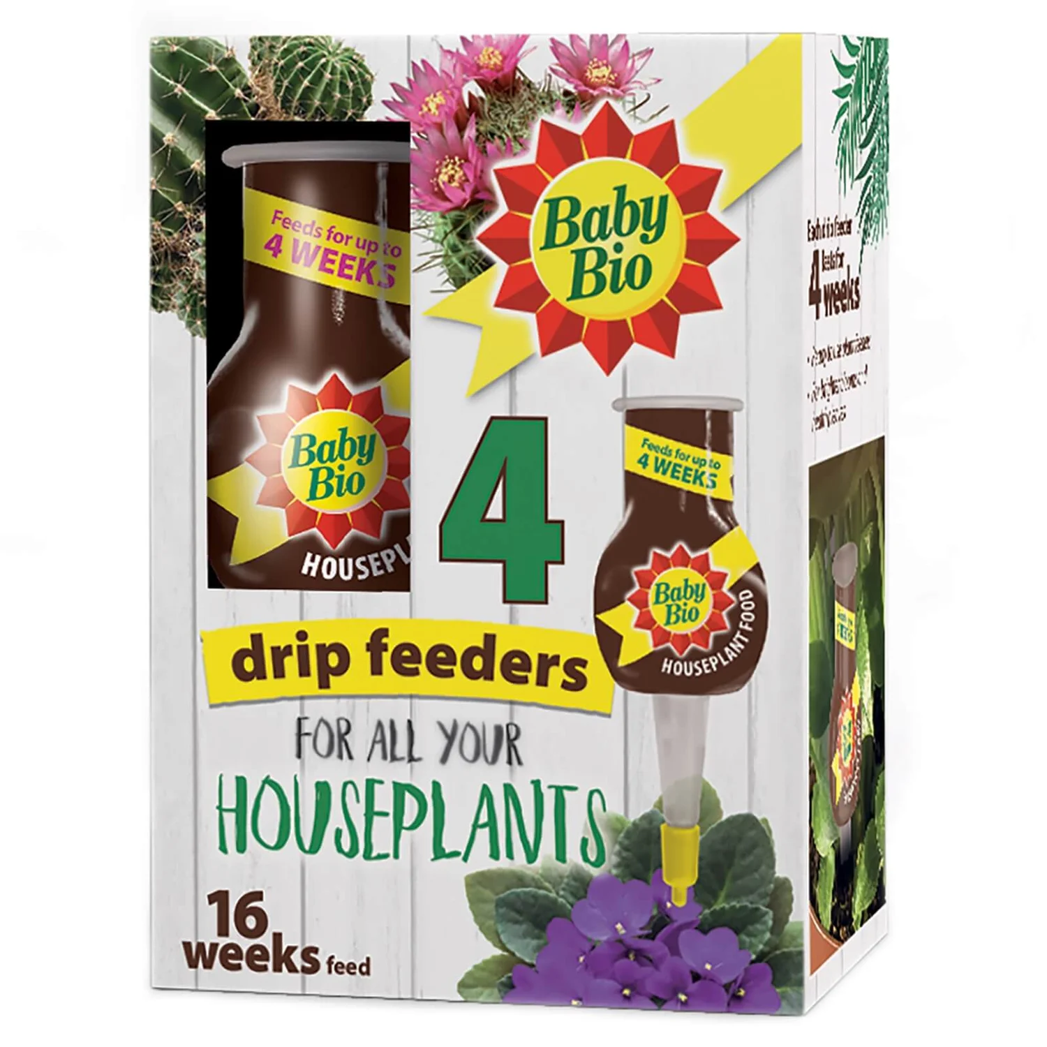 Baby Bio Original Houseplant Drip Feeders (Pack Of 4) 3 Baby Bio Original Houseplant Drip Feeders (Pack Of 4)