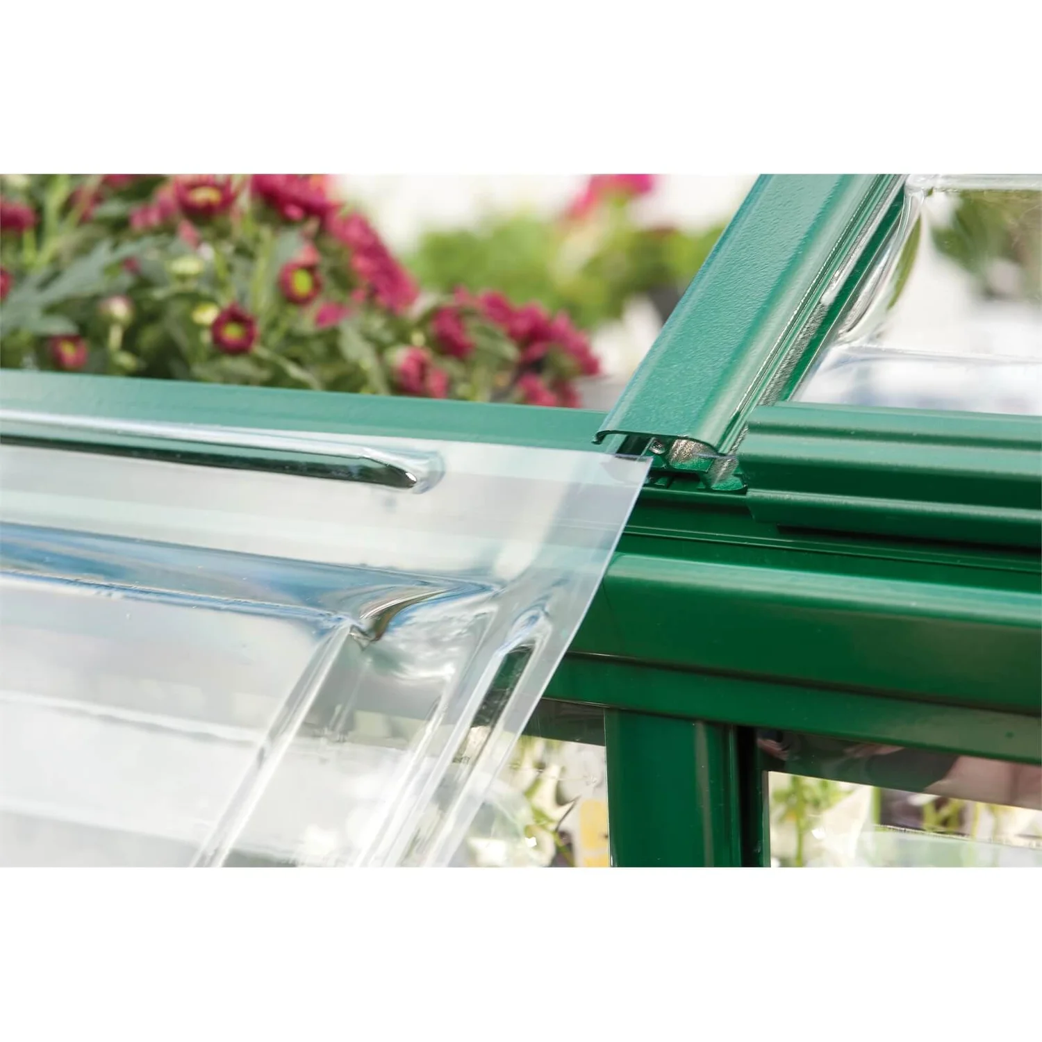 Palram 6 X 8ft Canopia Harmony Greenhouse - Green 7 Palram 6 X 8ft Canopia Harmony Greenhouse - Green - Image 5