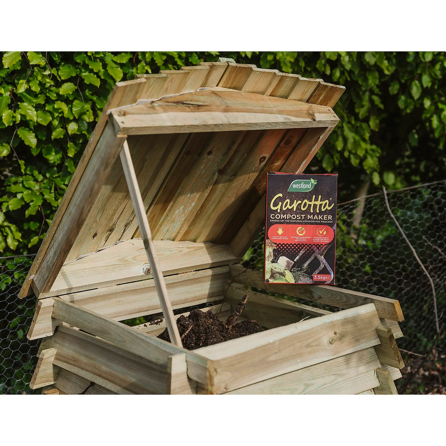 Westland Garotta Natural Compost Maker - 3.5kg 4 Westland Garotta Natural Compost Maker - 3.5kg - Image 2