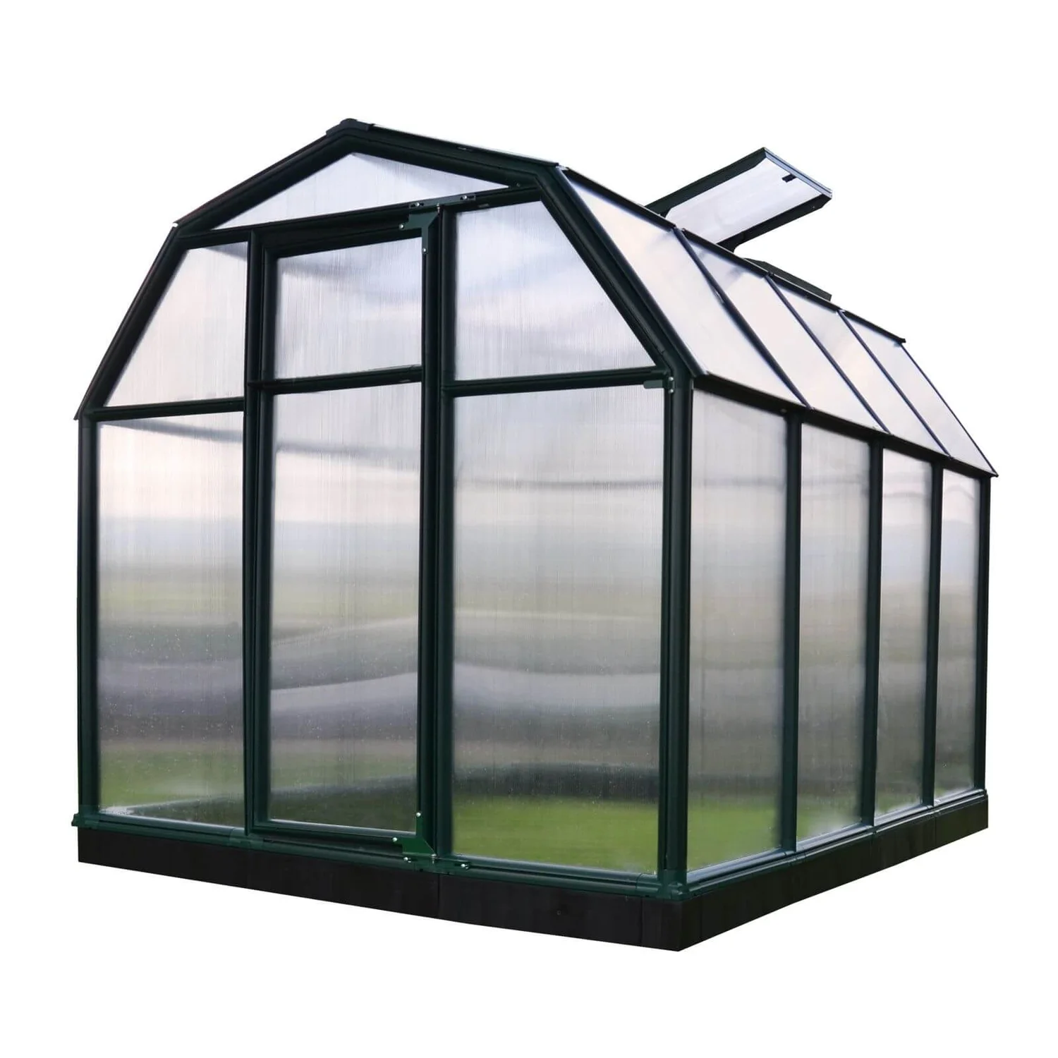 Palram 6 X 8ft Canopia Eco Grow Greenhouse - Green 4 Palram 6 X 8ft Canopia Eco Grow Greenhouse - Green - Image 2