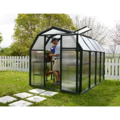 Palram 6 X 8ft Canopia Eco Grow Greenhouse - Green 19 Palram 6 X 8ft Canopia Eco Grow Greenhouse - Green -Garden Care Specialty Shop 12810861 8324833198775713
