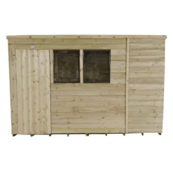 10x6ft Forest Natural Timber Overlap Pent Pressure Treated Wooden Shed 15 10x6ft Forest Natural Timber Overlap Pent Pressure Treated Wooden Shed -Garden Care Specialty Shop 12810915 1794833198382611