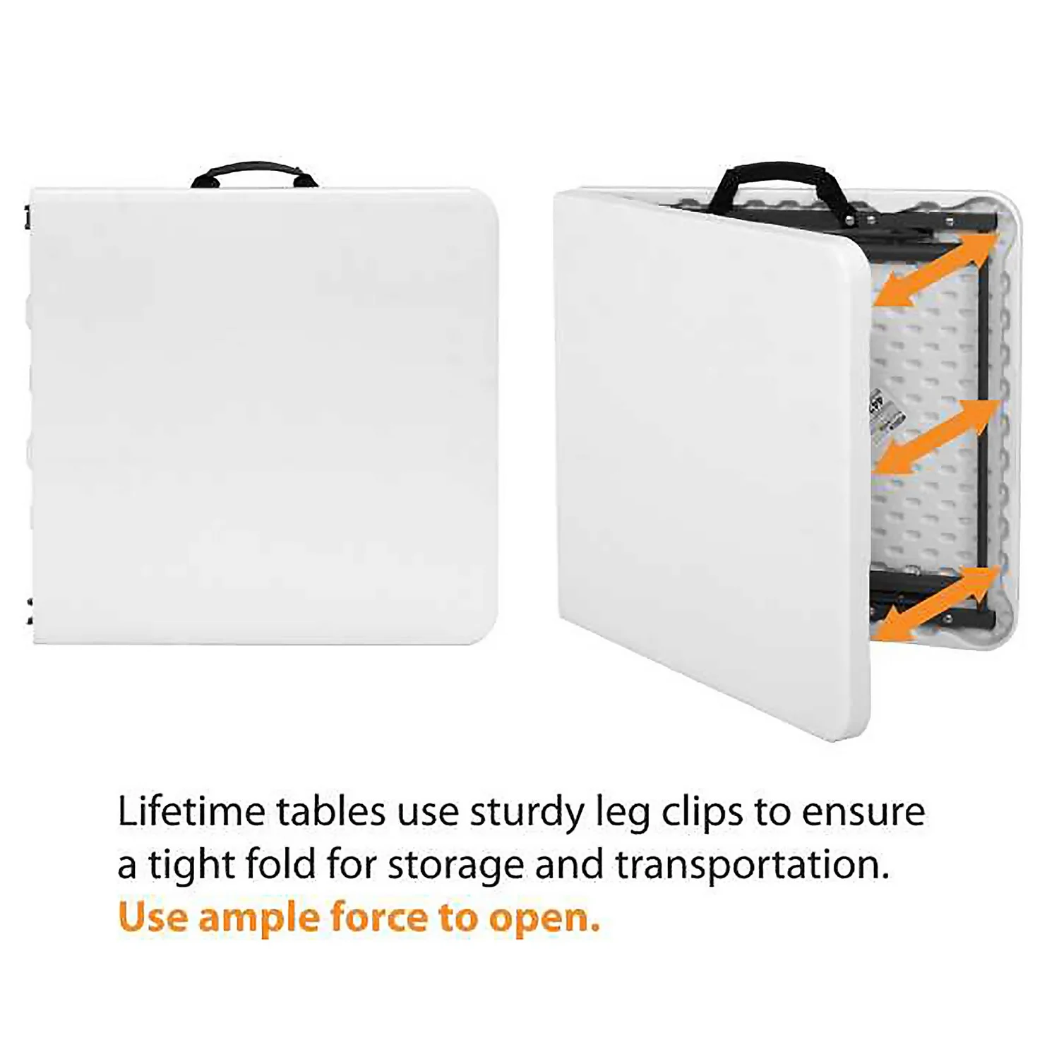 Lifetime Seasonal Party Trestle Folding Table - 1.22m / 4ft 6 Lifetime Seasonal Party Trestle Folding Table - 1.22m / 4ft - Image 4