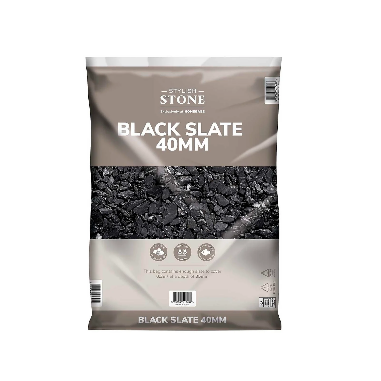 Stylish Stone Black Slate - Large Pack - 19kg 5 Stylish Stone Black Slate - Large Pack - 19kg - Image 3