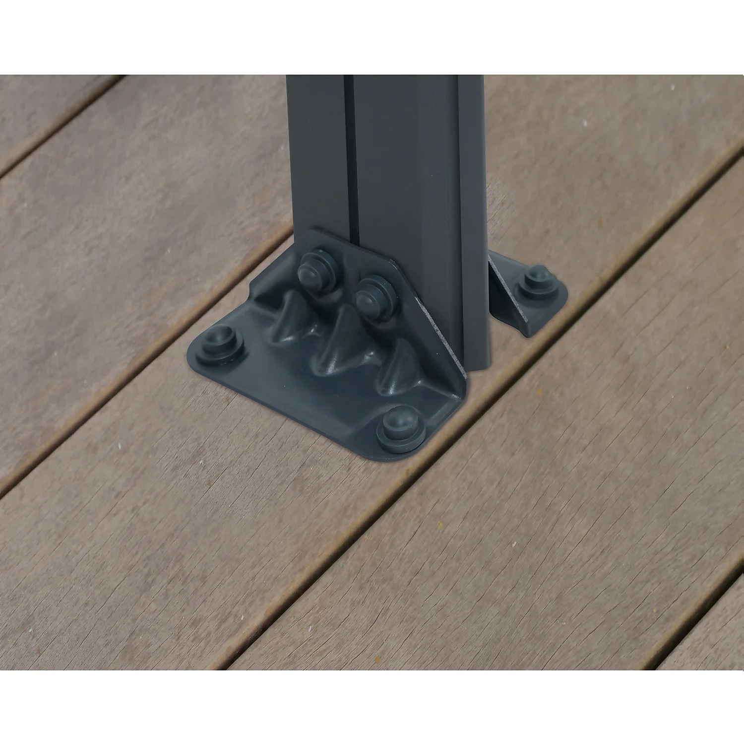 Palram - Canopia Palermo 4300 Garden Gazebo Grey 6 Palram - Canopia Palermo 4300 Garden Gazebo Grey - Image 4