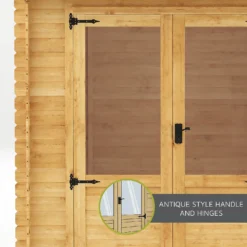 Mercia 2.6m X 3.3m Sherwood 19mm Log Cabin 17 Mercia 2.6m X 3.3m Sherwood 19mm Log Cabin -Garden Care Specialty Shop 12820080 4045023718376318