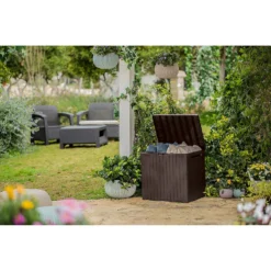 Keter City Outdoor Garden Storage Box 113L - Brown 15 Keter City Outdoor Garden Storage Box 113L - Brown -Garden Care Specialty Shop 12822290 1104900073787729