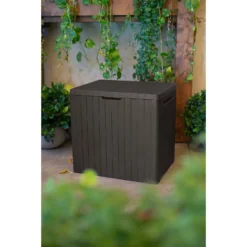 Keter City Outdoor Garden Storage Box 113L - Brown 13 Keter City Outdoor Garden Storage Box 113L - Brown -Garden Care Specialty Shop 12822290 1124900073755494
