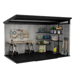 Keter Artisan 11 X 7ft Outdoor Plastic Garden Storage Pent Shed - Grey 21 Keter Artisan 11 X 7ft Outdoor Plastic Garden Storage Pent Shed - Grey -Garden Care Specialty Shop 12823649 2105036178004128