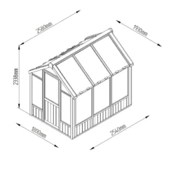 Forest 8 X 6ft Vale Greenhouse - Installation Included 13 Forest 8 X 6ft Vale Greenhouse - Installation Included -Garden Care Specialty Shop 12823847 2014833220534713