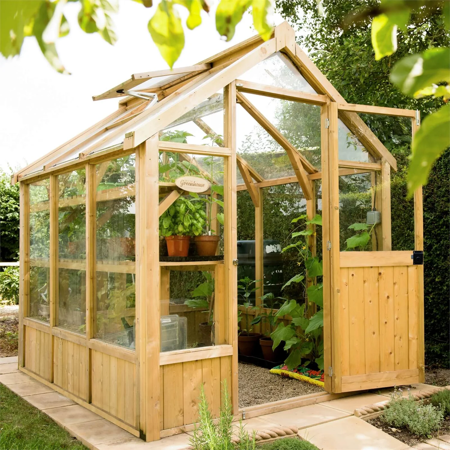 Forest 8 X 6ft Vale Greenhouse - Installation Included 3 Forest 8 X 6ft Vale Greenhouse - Installation Included