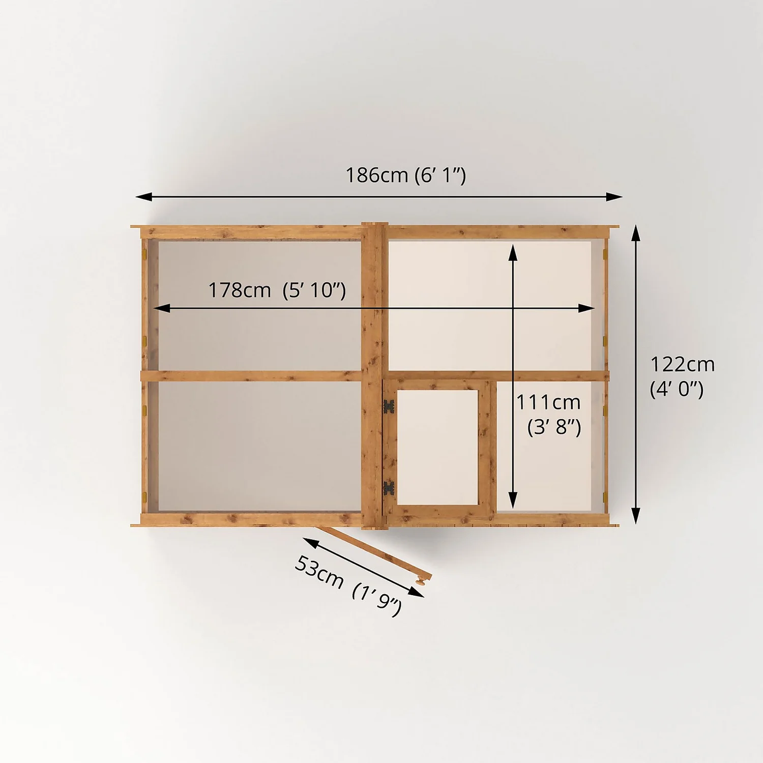Mercia 4 X 6ft Traditional Greenhouse - Incl. Installation 12 Mercia 4 X 6ft Traditional Greenhouse - Incl. Installation - Image 10
