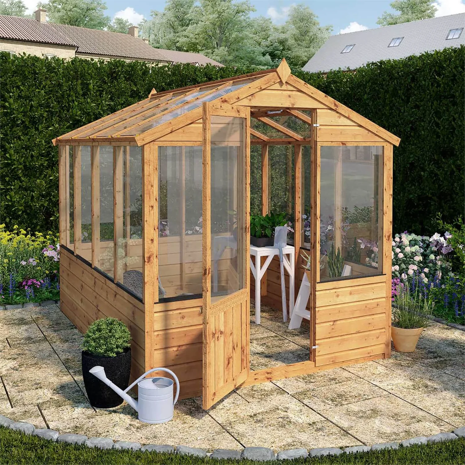 Mercia 8 X 6ft Traditional Greenhouse - Incl. Installation 4 Mercia 8 X 6ft Traditional Greenhouse - Incl. Installation - Image 2
