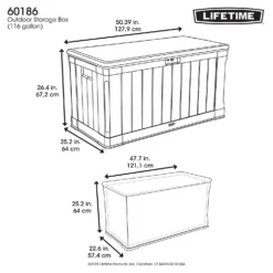 Lifetime Outdoor Plastic Garden Storage Box - 439 Litres 15 Lifetime Outdoor Plastic Garden Storage Box - 439 Litres -Garden Care Specialty Shop 12826335 1974856525567256