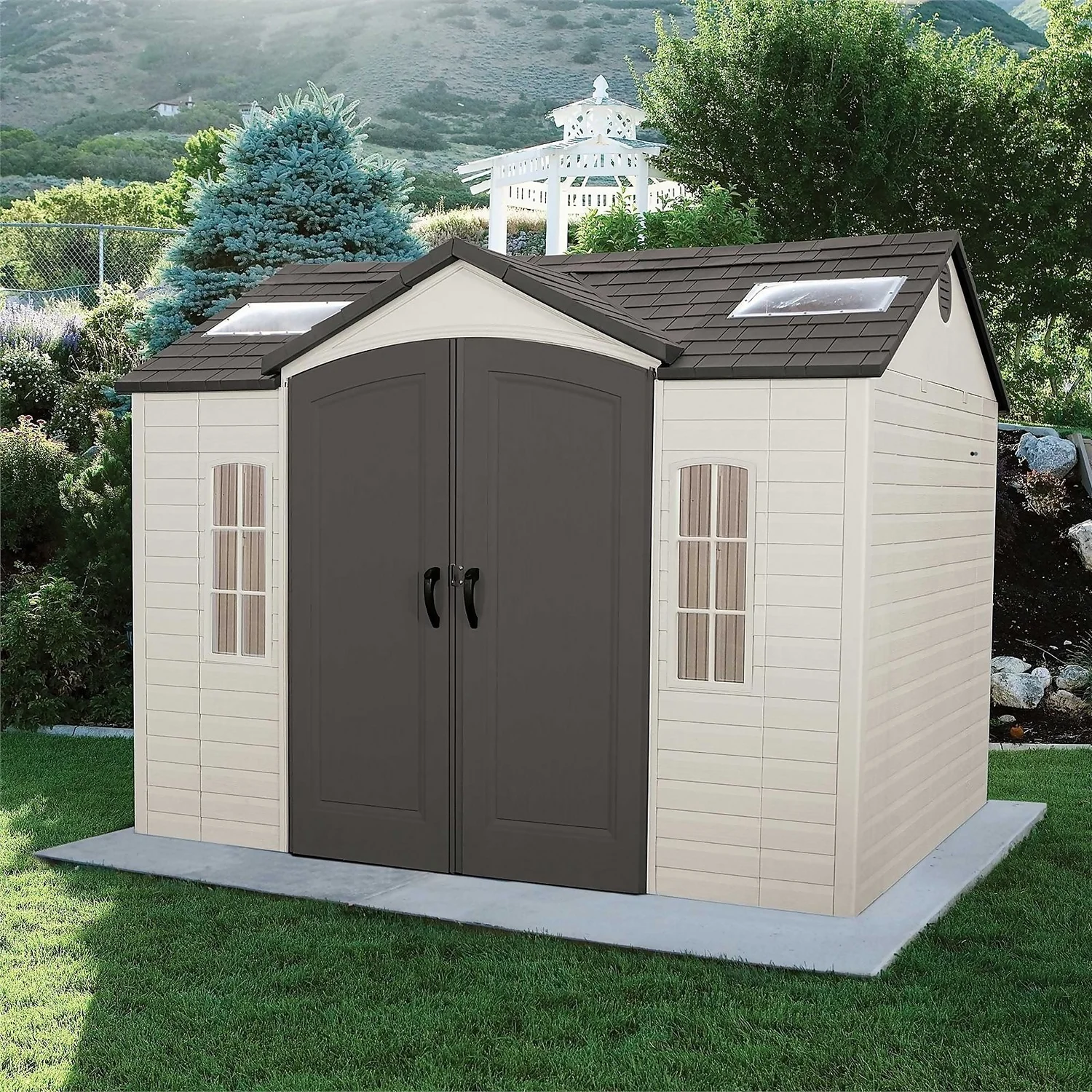 Lifetime 10 X 8ft Outdoor Storage Shed 4 Lifetime 10 X 8ft Outdoor Storage Shed - Image 2