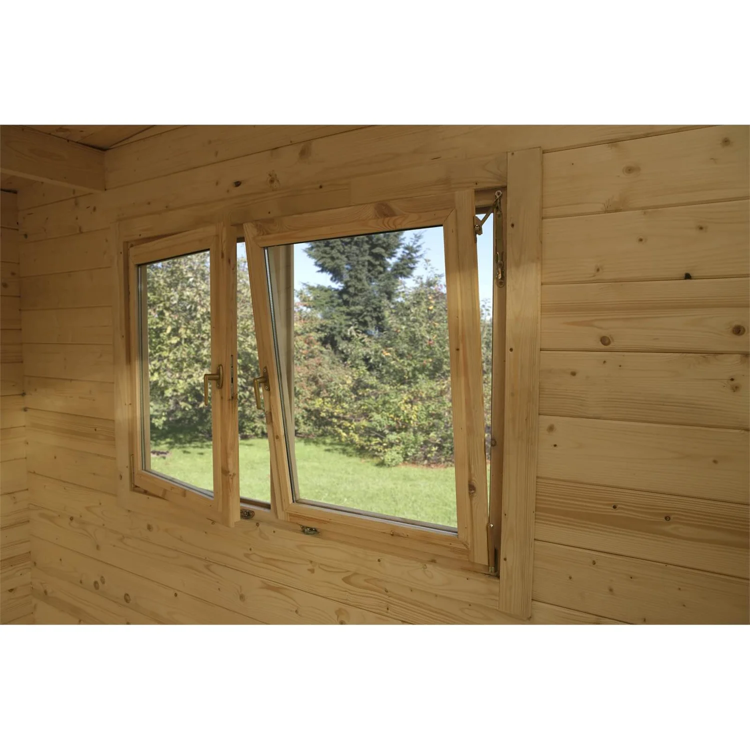 Melbury 4.0m X 3.0m Log Cabin Single Glazed 24kg Polyester Felt, No Underlay 10 Melbury 4.0m X 3.0m Log Cabin Single Glazed 24kg Polyester Felt, No Underlay - Image 8