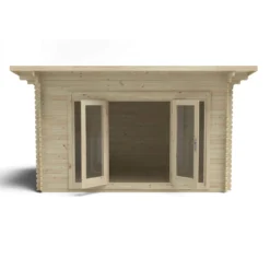 Melbury 4.0m X 3.0m Log Cabin Single Glazed 24kg Polyester Felt, No Underlay 16 Melbury 4.0m X 3.0m Log Cabin Single Glazed 24kg Polyester Felt, No Underlay -Garden Care Specialty Shop 12832771 1374833196747167