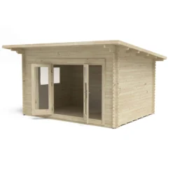 Melbury 4.0m X 3.0m Log Cabin Single Glazed 24kg Polyester Felt, No Underlay 14 Melbury 4.0m X 3.0m Log Cabin Single Glazed 24kg Polyester Felt, No Underlay -Garden Care Specialty Shop 12832771 1674833196616757