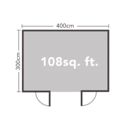 Melbury 4.0m X 3.0m Log Cabin Single Glazed 24kg Polyester Felt, No Underlay 21 Melbury 4.0m X 3.0m Log Cabin Single Glazed 24kg Polyester Felt, No Underlay -Garden Care Specialty Shop 12832771 3654833197007021