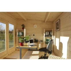 Melbury 4.0m X 3.0m Log Cabin Single Glazed 24kg Polyester Felt, No Underlay 17 Melbury 4.0m X 3.0m Log Cabin Single Glazed 24kg Polyester Felt, No Underlay -Garden Care Specialty Shop 12832771 8184833196809177