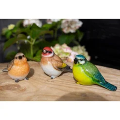 None Resin Blue Tit, Chaffinch & Robin Birds -Garden Care Specialty Shop 12832873 7575025282540384