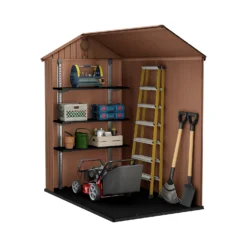 Keter Darwin 6 X 4ft Outdoor Garden Apex Storage Shed - Brown 21 Keter Darwin 6 X 4ft Outdoor Garden Apex Storage Shed - Brown -Garden Care Specialty Shop 12833043 2135036178077022