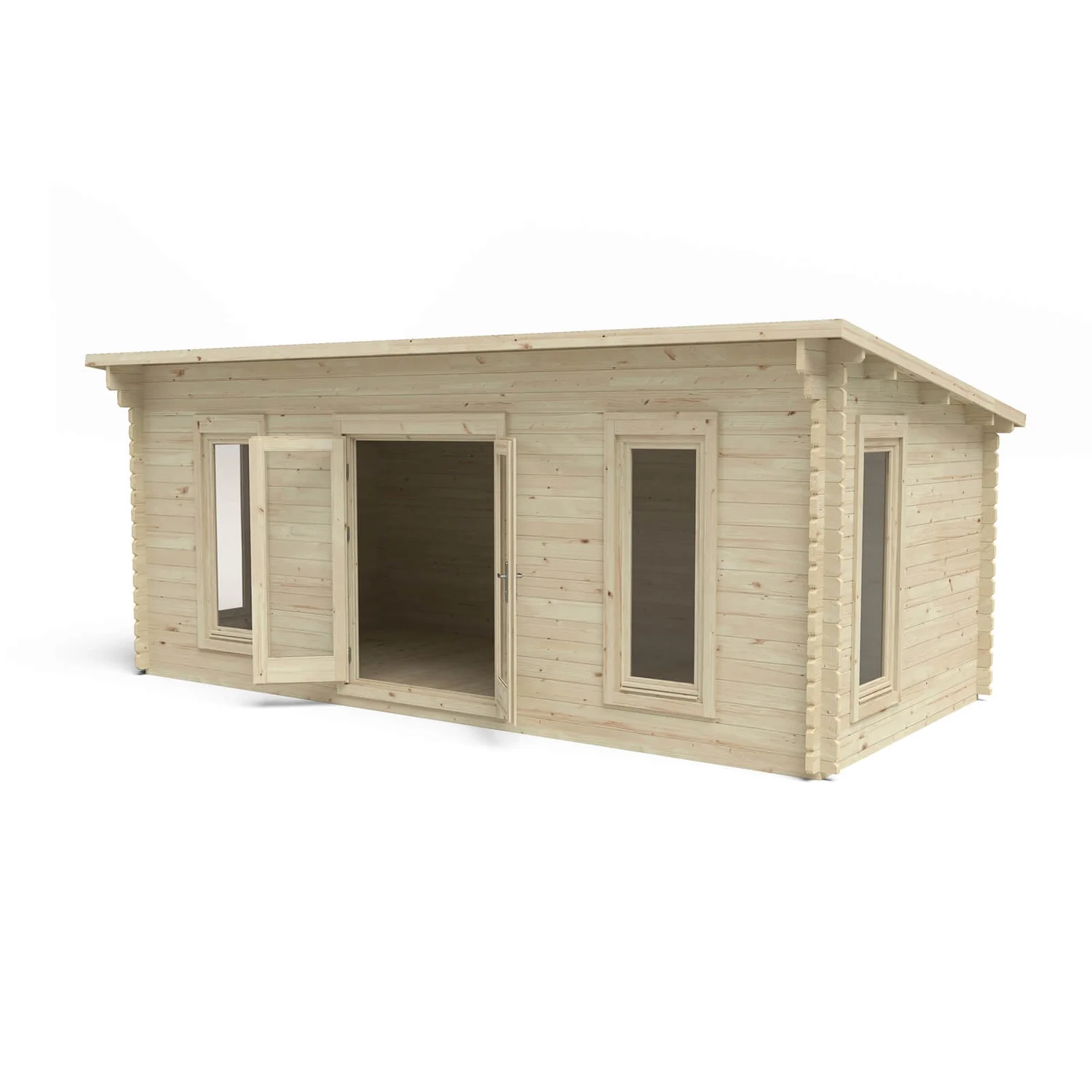 Forest Arley 6.0m X 3.0m Cabin Double Glazed 24kg Polyester Felt, Plus Underlay - Installation Included 5 Forest Arley 6.0m X 3.0m Cabin Double Glazed 24kg Polyester Felt, Plus Underlay - Installation Included - Image 3