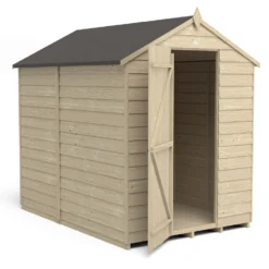 Forest 7 X 5ft Overlap Pressure Treated 7x5 Apex Shed - No Window -Garden Care Specialty Shop 12833292 1374833195352941