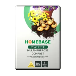 Homebase Peat Free Multi-Purpose Compost - 50L