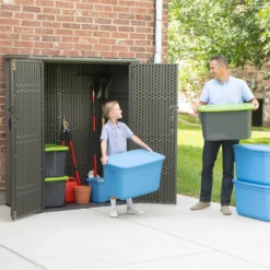 Lifetime 1500L Rough Cut Vertical Storage Cabinet -Garden Care Specialty Shop 12836581 1424833208407720