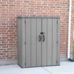 Lifetime 1500L Rough Cut Vertical Storage Cabinet -Garden Care Specialty Shop 12836581 1584833208228380