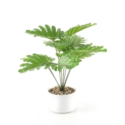 Large Artificial Plant With White Pot