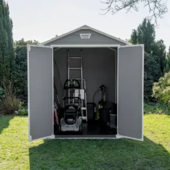 Keter Manor 6 X 8ft Outdoor Garden Apex Storage Shed - Grey -Garden Care Specialty Shop 12840573 2035036178812256