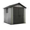 Keter Oakland 7.5 X 7ft Outdoor Garden Apex Storage Shed - Grey -Garden Care Specialty Shop 12840574 7335036178977334