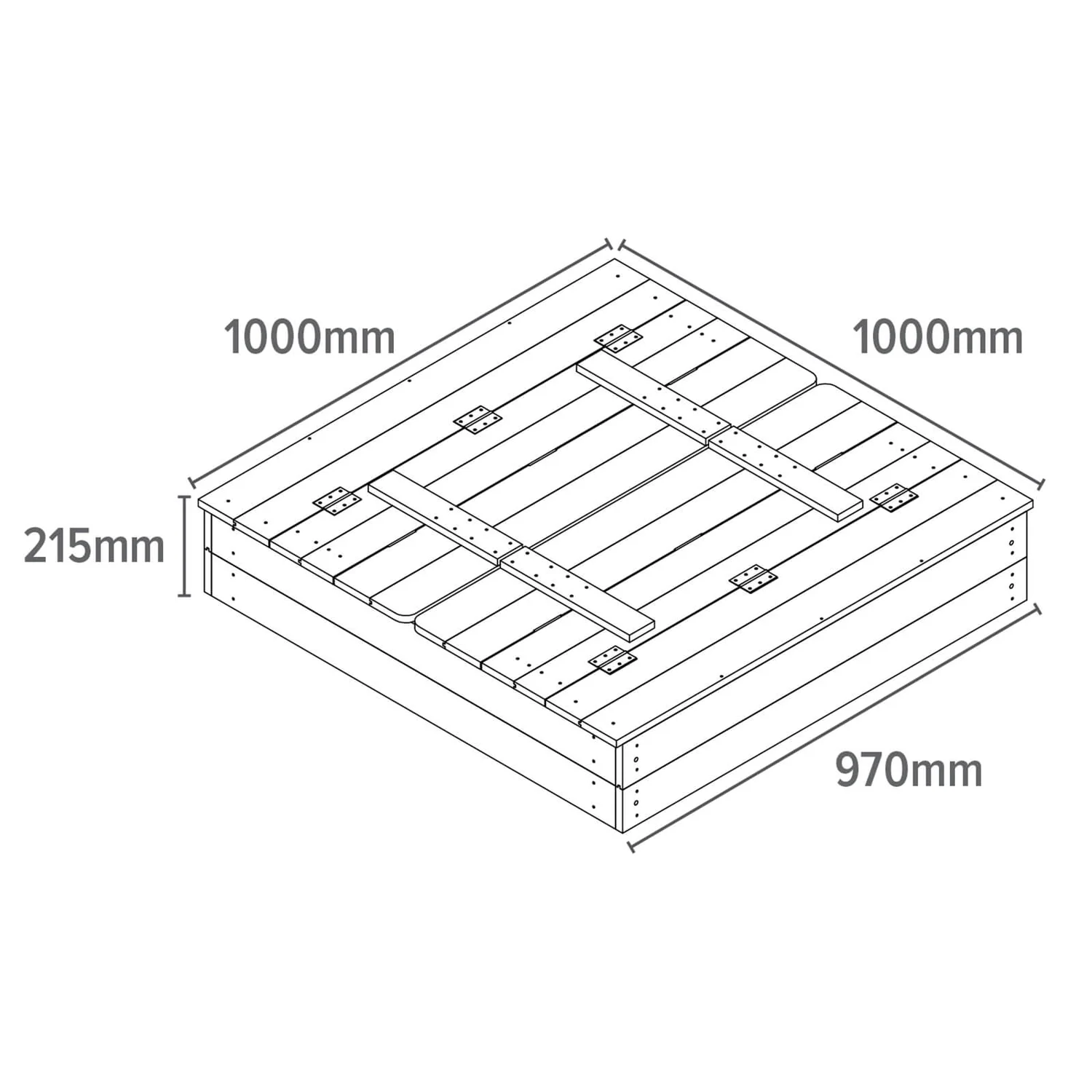 None Sand Pit With Seating And Cover 9 None Sand Pit With Seating And Cover - Image 7