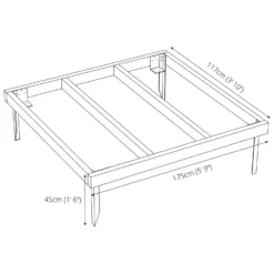 Mercia 6x4ft Pressure Treated Wooden Shed Base 17 Mercia 6x4ft Pressure Treated Wooden Shed Base -Garden Care Specialty Shop 12842215 9314833193629561