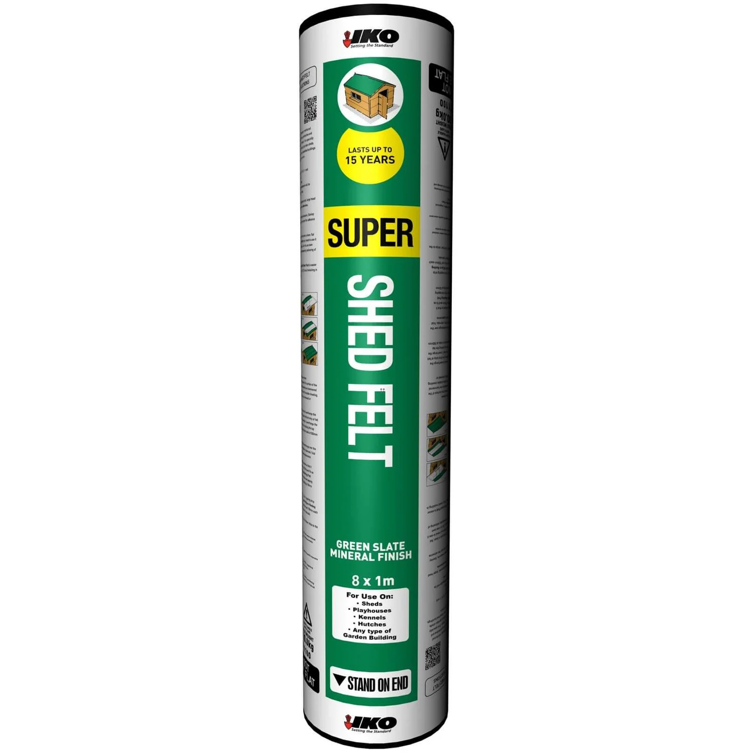 IKO Waterproofing Super Shed Felt - 8 X 1m 3 IKO Waterproofing Super Shed Felt - 8 X 1m