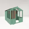 Country Living Grassthorpe 8 X 6ft Traditional Apex Greenhouse Combi Shed Painted + Installation - Aurora Green 2 Country Living Grassthorpe 8 X 6ft Traditional Apex Greenhouse Combi Shed Painted + Installation - Aurora Green -Garden Care Specialty Shop 12876023 1854976288280729