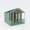 Country Living Tuxford 10 X 8ft Premium Traditional Summerhouse Painted + Installation - Aurora Green 1 Country Living Tuxford 10 X 8ft Premium Traditional Summerhouse Painted + Installation - Aurora Green -Garden Care Specialty Shop 12876026 1405040028199907