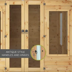 Country Living Tuxford 10 X 8ft Premium Traditional Summerhouse Painted + Installation - Aurora Green 14 Country Living Tuxford 10 X 8ft Premium Traditional Summerhouse Painted + Installation - Aurora Green -Garden Care Specialty Shop 12876026 5335040028563138