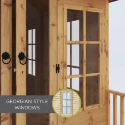 Country Living Tuxford 10 X 8ft Premium Traditional Summerhouse Painted + Installation - Aurora Green 13 Country Living Tuxford 10 X 8ft Premium Traditional Summerhouse Painted + Installation - Aurora Green -Garden Care Specialty Shop 12876026 8995040028474392