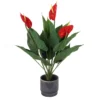 Artificial Anthurium In Ceramic Pot 2 Artificial Anthurium In Ceramic Pot -Garden Care Specialty Shop 12879283 2014858347935955