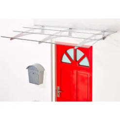 None Madrid 1800X900 Silver Door Canopy