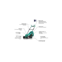 Bosch 1400W Rotak 37-14 Electric Lawn Mower - 37cm -Garden Care Specialty Shop 12883599 1924843325901372