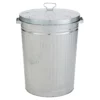 Homebase Galvanised Steel Outdoor Bin With Lid - 85L 2 Homebase Galvanised Steel Outdoor Bin With Lid - 85L -Garden Care Specialty Shop 12884722 3954843941311658