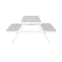 Picnic Bench - White & Grey -Garden Care Specialty Shop 12885210 1354846186560357